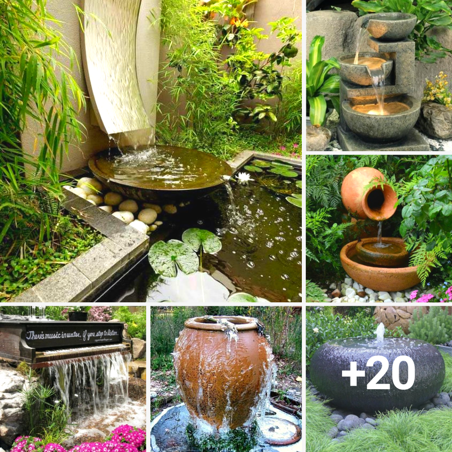 35 Great Garden Fountain Ideas - BIENTIN