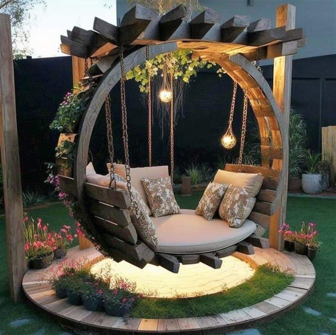 30 Great Garden Swing Ideas For Your Outdoor Oasis BIENTIN