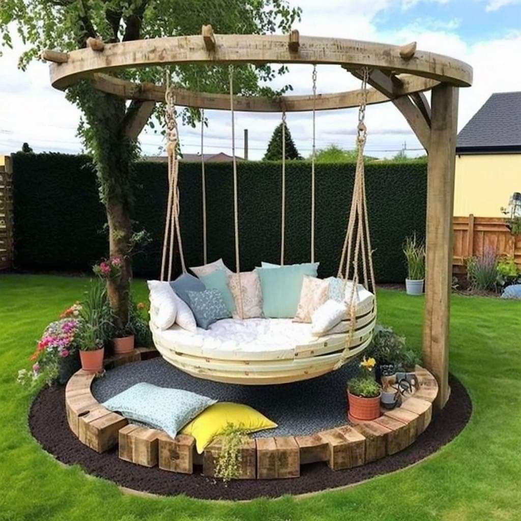 30 Great Garden Swing Ideas For Your Outdoor Oasis BIENTIN